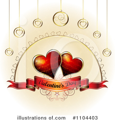 Royalty-Free (RF) Valentines Day Clipart Illustration by merlinul - Stock Sample #1104403