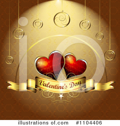 Royalty-Free (RF) Valentines Day Clipart Illustration by merlinul - Stock Sample #1104406