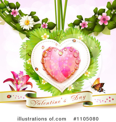Royalty-Free (RF) Valentines Day Clipart Illustration by merlinul - Stock Sample #1105080
