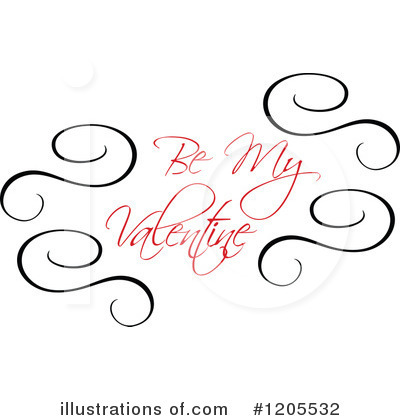 Be My Valentine Clipart #1205532 by Vector Tradition SM