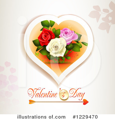 Royalty-Free (RF) Valentines Day Clipart Illustration by merlinul - Stock Sample #1229470