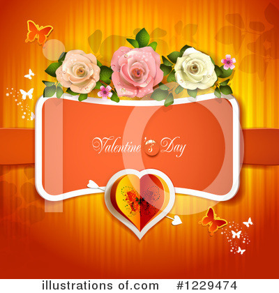 Royalty-Free (RF) Valentines Day Clipart Illustration by merlinul - Stock Sample #1229474