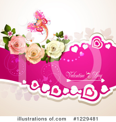 Royalty-Free (RF) Valentines Day Clipart Illustration by merlinul - Stock Sample #1229481