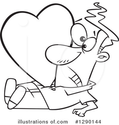 Royalty-Free (RF) Valentines Day Clipart Illustration by toonaday - Stock Sample #1290144