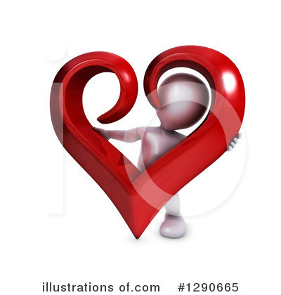 Heart Clipart #1290665 by KJ Pargeter