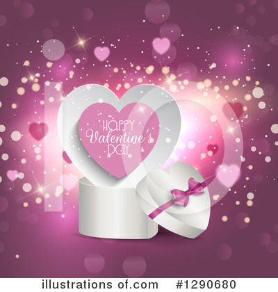 Valentines Day Gift Clipart #1290680 by KJ Pargeter