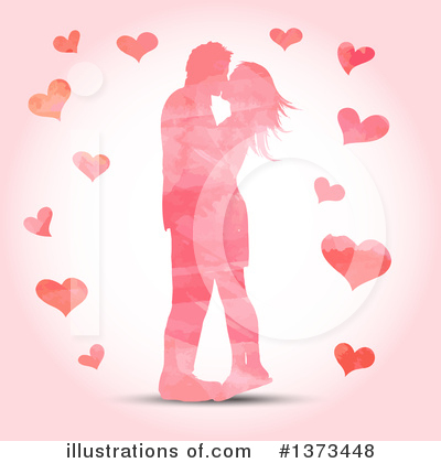 Couple Clipart #1373448 by KJ Pargeter