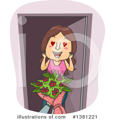 Courting Clipart #1381221 by BNP Design Studio