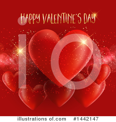 Royalty-Free (RF) Valentines Day Clipart Illustration by KJ Pargeter - Stock Sample #1442147