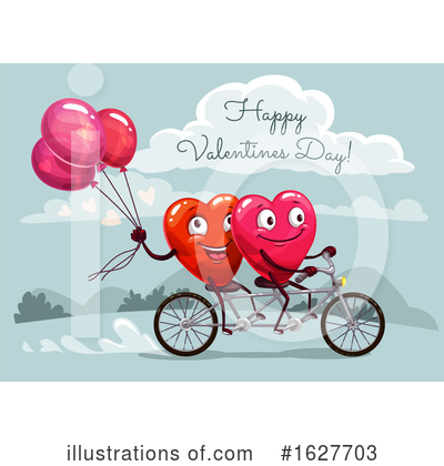 Tandem Bike Clipart #1627703 by Vector Tradition SM