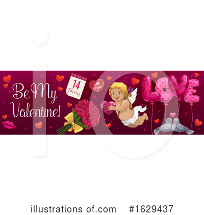 Be My Valentine Clipart #1629437 by Vector Tradition SM