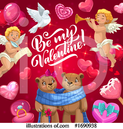 Be My Valentine Clipart #1690938 by Vector Tradition SM