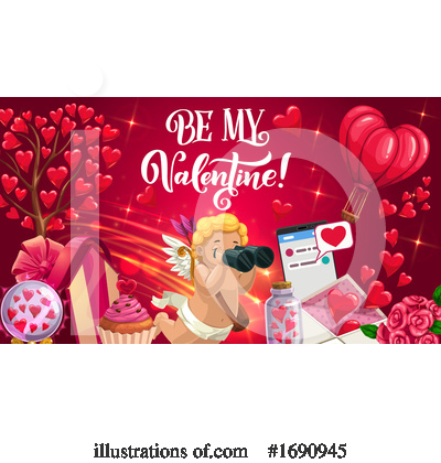 Be My Valentine Clipart #1690945 by Vector Tradition SM