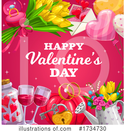 Royalty-Free (RF) Valentines Day Clipart Illustration by Vector Tradition SM - Stock Sample #1734730