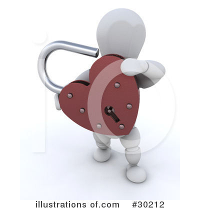 Padlock Clipart #30212 by KJ Pargeter