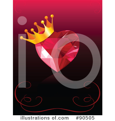 Royalty-Free (RF) Valentines Day Clipart Illustration by Pushkin - Stock Sample #90505
