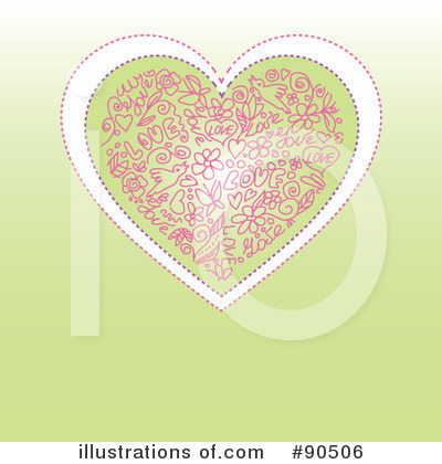 Royalty-Free (RF) Valentines Day Clipart Illustration by Pushkin - Stock Sample #90506