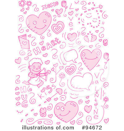 Royalty-Free (RF) Valentines Day Clipart Illustration by Cory Thoman - Stock Sample #94672