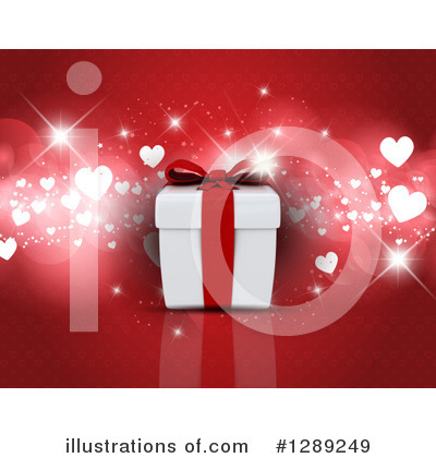 Royalty-Free (RF) Valentines Day Gift Clipart Illustration by KJ Pargeter - Stock Sample #1289249