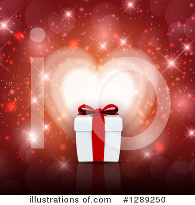 Royalty-Free (RF) Valentines Day Gift Clipart Illustration by KJ Pargeter - Stock Sample #1289250