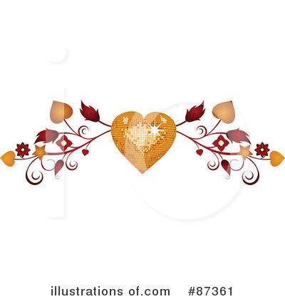Royalty-Free (RF) Valentines Site Header Clipart Illustration by elaineitalia - Stock Sample #87361