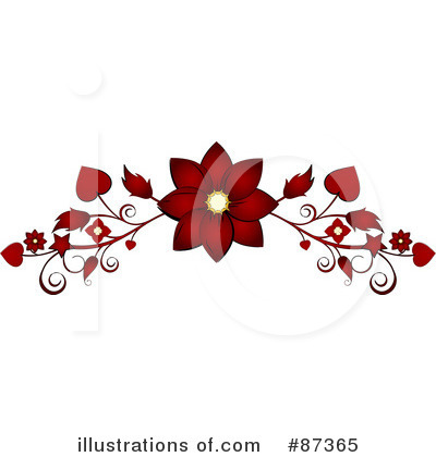 Royalty-Free (RF) Valentines Site Header Clipart Illustration by elaineitalia - Stock Sample #87365