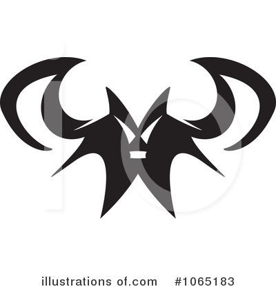 Vampire Bat Clipart #1065183 by Arena Creative