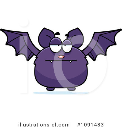 Royalty-Free (RF) Vampire Bat Clipart Illustration by Cory Thoman - Stock Sample #1091483