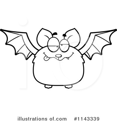 Royalty-Free (RF) Vampire Bat Clipart Illustration by Cory Thoman - Stock Sample #1143339