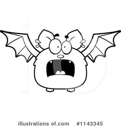 Royalty-Free (RF) Vampire Bat Clipart Illustration by Cory Thoman - Stock Sample #1143345