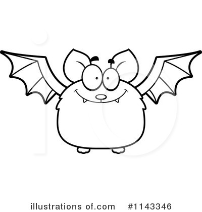 Royalty-Free (RF) Vampire Bat Clipart Illustration by Cory Thoman - Stock Sample #1143346