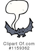 Vampire Bat Clipart #1159362 by lineartestpilot