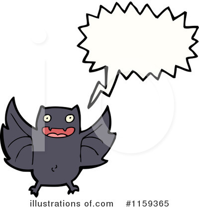 Royalty-Free (RF) Vampire Bat Clipart Illustration by lineartestpilot - Stock Sample #1159365