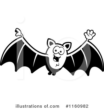 Royalty-Free (RF) Vampire Bat Clipart Illustration by Cory Thoman - Stock Sample #1160982