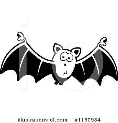 Royalty-Free (RF) Vampire Bat Clipart Illustration by Cory Thoman - Stock Sample #1160984