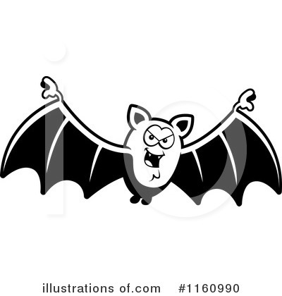 Royalty-Free (RF) Vampire Bat Clipart Illustration by Cory Thoman - Stock Sample #1160990