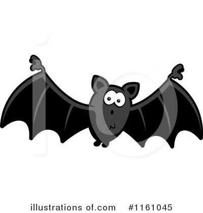 Vampire Bat Clipart #1161045 by Cory Thoman