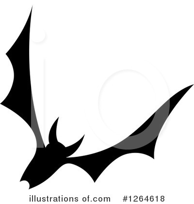 Royalty-Free (RF) Vampire Bat Clipart Illustration by Vector Tradition SM - Stock Sample #1264618