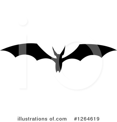 Royalty-Free (RF) Vampire Bat Clipart Illustration by Vector Tradition SM - Stock Sample #1264619