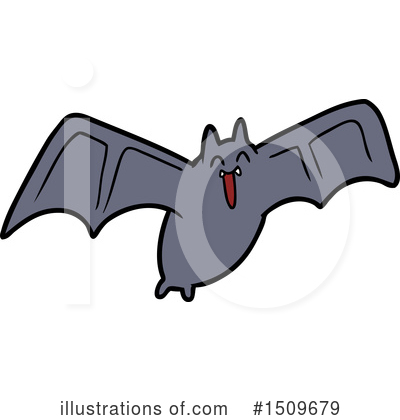 Royalty-Free (RF) Vampire Bat Clipart Illustration by lineartestpilot - Stock Sample #1509679