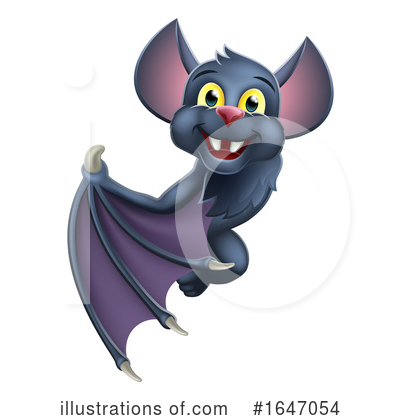 Royalty-Free (RF) Vampire Bat Clipart Illustration by AtStockIllustration - Stock Sample #1647054