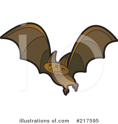 Royalty-Free (RF) Vampire Bat Clipart Illustration by Lal Perera - Stock Sample #217595