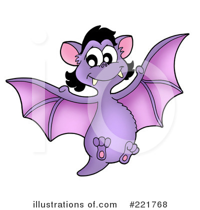 Royalty-Free (RF) Vampire Bat Clipart Illustration by visekart - Stock Sample #221768