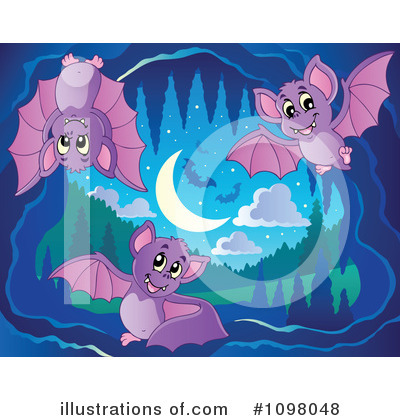 Vampire Bats Clipart #1098048 by visekart