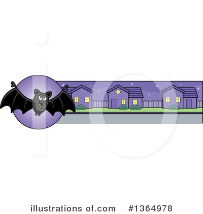 Royalty-Free (RF) Vampire Bats Clipart Illustration by Cory Thoman - Stock Sample #1364978