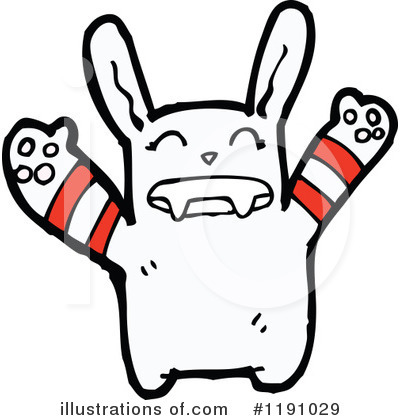 Royalty-Free (RF) Vampire Bunny Clipart Illustration by lineartestpilot - Stock Sample #1191029