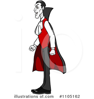 Royalty-Free (RF) Vampire Clipart Illustration by Cartoon Solutions - Stock Sample #1105162