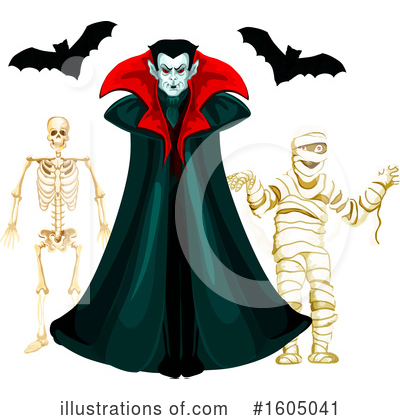 Royalty-Free (RF) Vampire Clipart Illustration by Vector Tradition SM - Stock Sample #1605041
