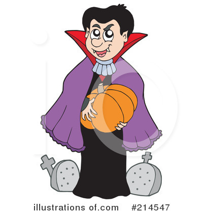 Royalty-Free (RF) Vampire Clipart Illustration by visekart - Stock Sample #214547