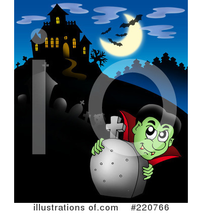 Royalty-Free (RF) Vampire Clipart Illustration by visekart - Stock Sample #220766